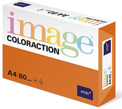Coloraction Xerographic Paper Amsterdam A4 80 G/m2 Brick Orange 500 Sheets Suitable Inkjet Printing
