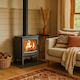 Charnwood Aire 7 Low Χαλύβδινη Ξυλόσομπα 7kW Γκρι