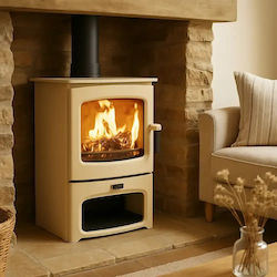 Charnwood Aire 7 Sobă pe Lemne Ceramică 7kW Bej
