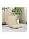 Vielseitiger Sitzsack Pouf Sessel Crem 50x73x60cm