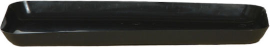 Miltoplast Naxos Dark Gray Planter Pot Plate 50x19cm Nr550p