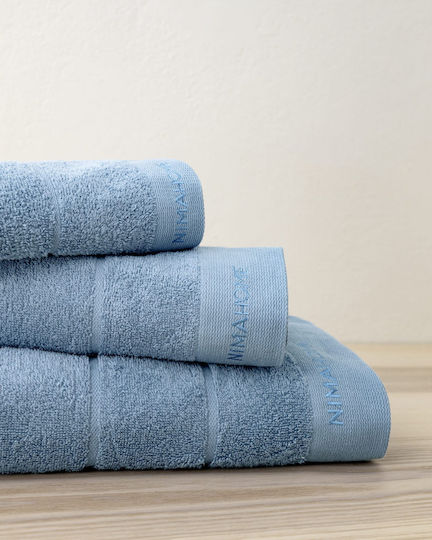 Nima Bath Towel Set 3 pcs Essence Essence Blue Weight 450gsm