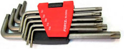 Force Jn67822 9 Бройки Allen Ключове Комплект