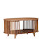 Rectangular Central Wooden Coffee Table Natural W85xL50xH40cm