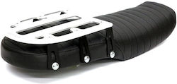 C-racer Seat Luggage Rack Motorcycle Honda Cx500 Black-Silver C-racer Cx500 Flat Seat Black