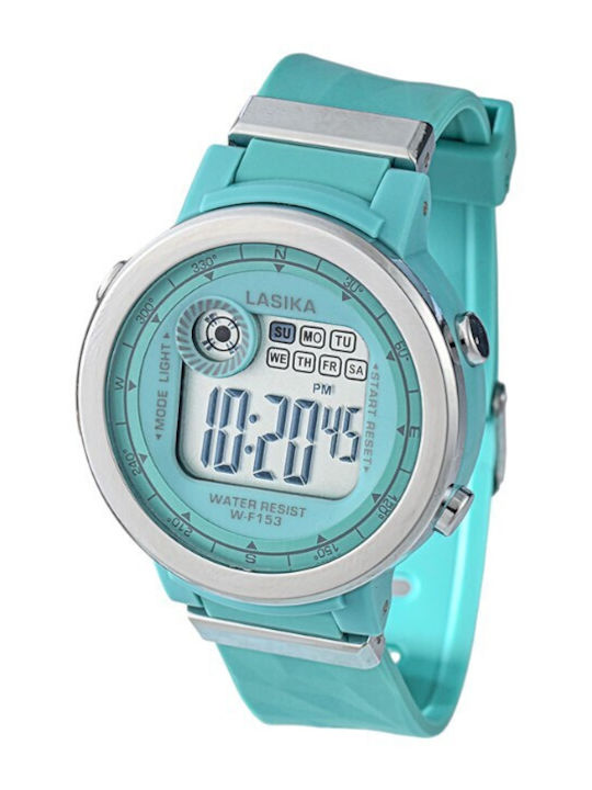 Digital Womens Watch Battery with Rubber Strap ...