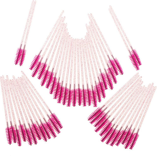Set 50 Perii De Sprâncene De Unică Folosință Zola 9.5 Cm Lungime Roz