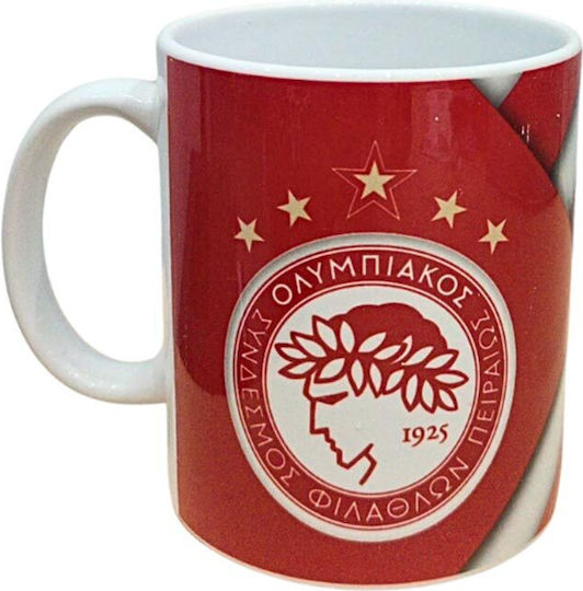 Cană Ceramică Roșie 330ml