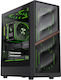 GameMax AERIS 330 MB Gaming Mini Tower Κουτί Υπολογιστή με Πλαϊνό Παράθυρο και RGB Φωτισμό Μαύρο