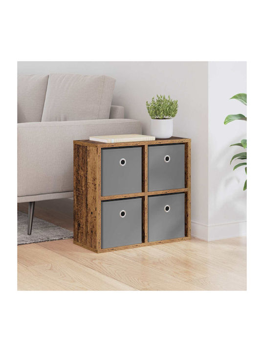 Boden-Kabinett Aus Alt Holz 49.5x22x47cm