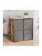 Wooden Storage Drawers with 4 Drawers M68.5xW32xH67 cm