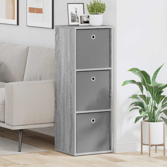 Wooden Storage Cabinet with 3 Drawers M35xW32xH99.5cm