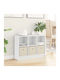Wooden Storage Drawer Chest with 3 Drawers M73.5xW22.5xH53.5cm