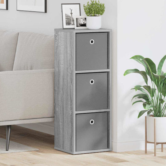 Wooden Storage Drawers with 3 Drawers M30.5xW27xH84.5cm