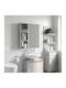 Vidaxl Bathroom Wall Cabinet Concrete Grey 20x10x60.5 cm 1 Piece