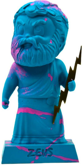 Ichor Studio Decorative Statuette Made of Plastic Zeus FS01-Sky Blue Pink 15cm