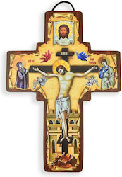 Hölzener Wandkreuz Die Kreuzigung von Christus