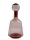Decantor Din Sticlă Pentru Servire 41 Cm Cu Dop Maro