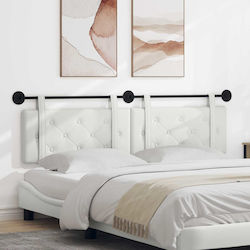 vidaXL Leder Kopfstütze für Betten 170x55cm
