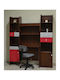 Kids Desk with Bookcase Made of Melamine 165x196cm