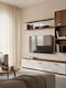 Living Room TV Unit Brown L175xW40xH180cm