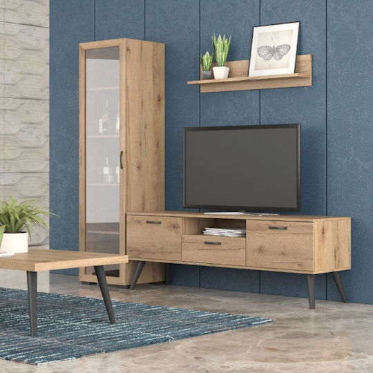 Wohnzimmer TV-Einheit Nr.55 Melie M195xB45xH180cm