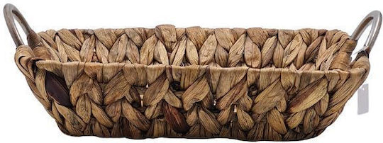 Loupas Декоративна Металик Кошница с Дръжки 33x24x8см