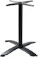 Varossi Aluminum Table Stand Black 68x68x72cm