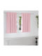 vidaXL Set Blackout Window Curtains with Tab Tops Soft Pink 140x140 cm