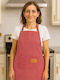 Lucktora Red Kitchen Apron LCT-17825