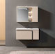 Martin Vanity Unit With Sink & Mirror Cream White
