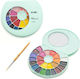 Himi Watercolours Set Green 24 pcs