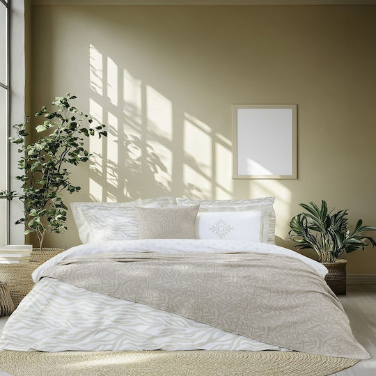Nima Pique Blanket Double 220x240cm Taupe
