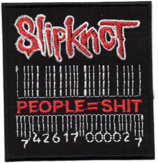 Nähzubehör Slipknot Barcode Gewebtes Eisen-Aufnäher Slip34ptc