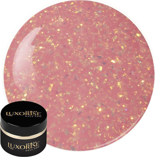 Revoflex Luxorise UV Гел За Нокти За Конструкция 15мл Прасковено Блясък