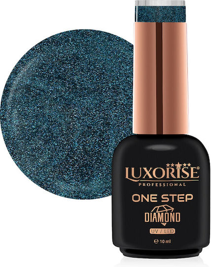 Luxorise One Step Diamond Semi-permanent Nail Polish Celestial Ocean 10ml