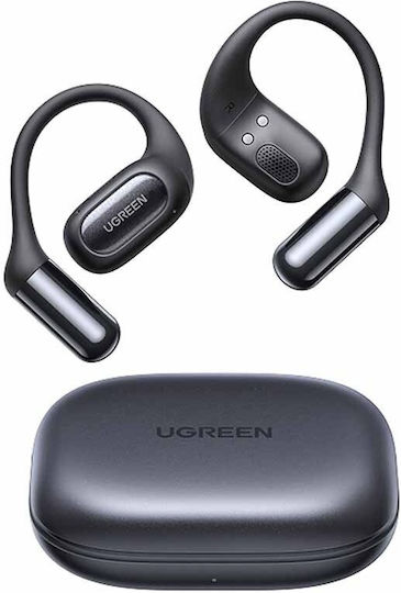 Ugreen FitBuds WS213 Bluetooth Handsfree Ακουστικά με Αντοχή στον Ιδρώτα και Θήκη Φόρτισης Μαύρα