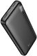 Hoco J128 Power Bank 10000mAh 10W with 2 USB-A Output Ports Black