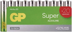 GP Batteries Super Αλκαλική Μπαταρία AAA 1.5V