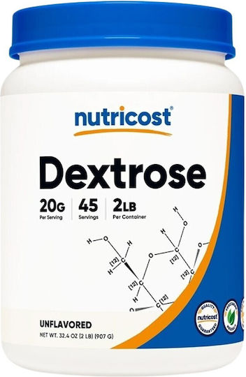 Nutricost Dextrose Прах Специална Хранителна Добавка 900гр Без Вкус