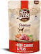 Fisi Dog Adult Grain Free Βοδινό Καρότο & Αρακά 130g Υγρή Τροφή Πρακτικό Φακελάκι Pouch Ειδικά Σχεδιασμένη Τις Καθημερινές Ανάγκες Ενήλικων Σκύλων