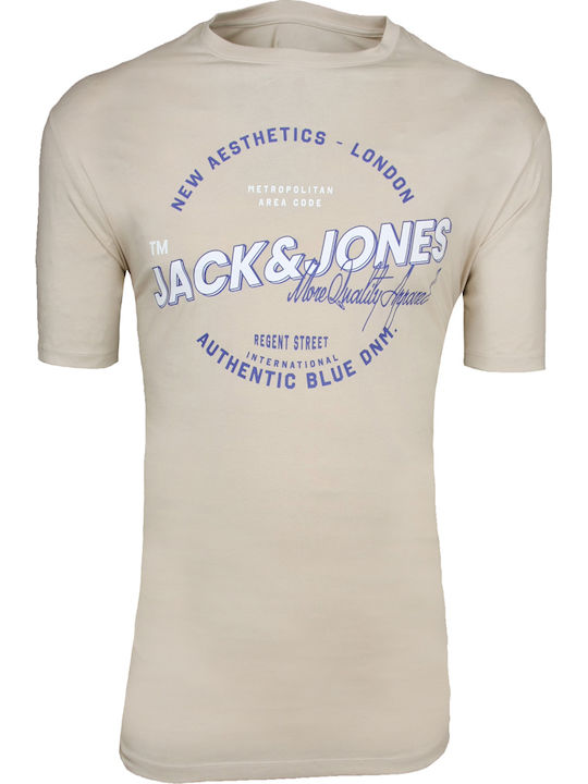 Jack & Jones T-shirt Μπέζ