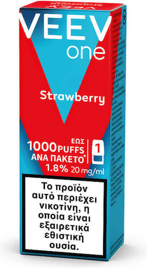 Veev One Pod 1000 Pufuri Căpșuni 1.8% 20mg