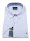 Cămașă Mâneca Scurtă Carou Albastru Alb