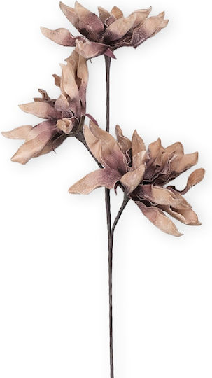 Brown Flower Branches 110cm Pack 4 Pieces