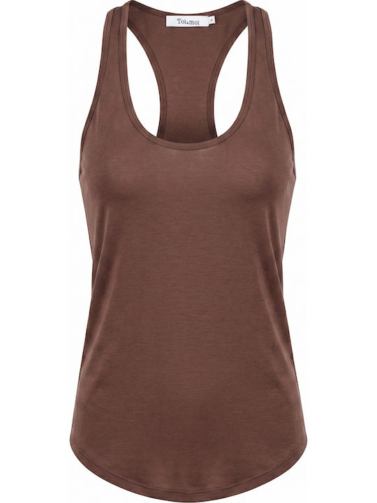 Toi&Moi Damen Bluse Braun