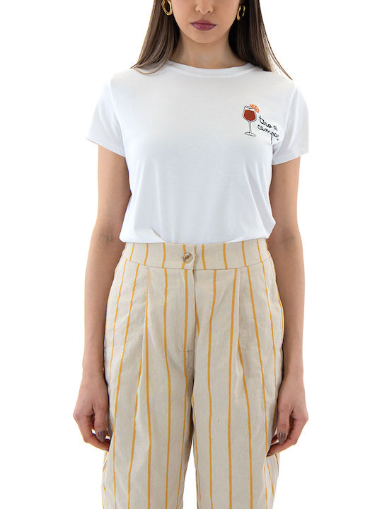 Γυναικείο T-shirt Λευκο
