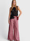 Women's Linen Pantaloons Red