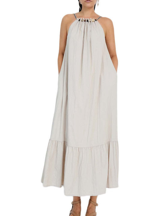 Skatie Damenkleid Ganztägig Beiges