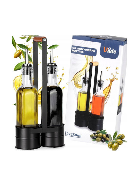 Vilde Σετ Λαδόξιδο Γυάλινο με Ροή 250ml